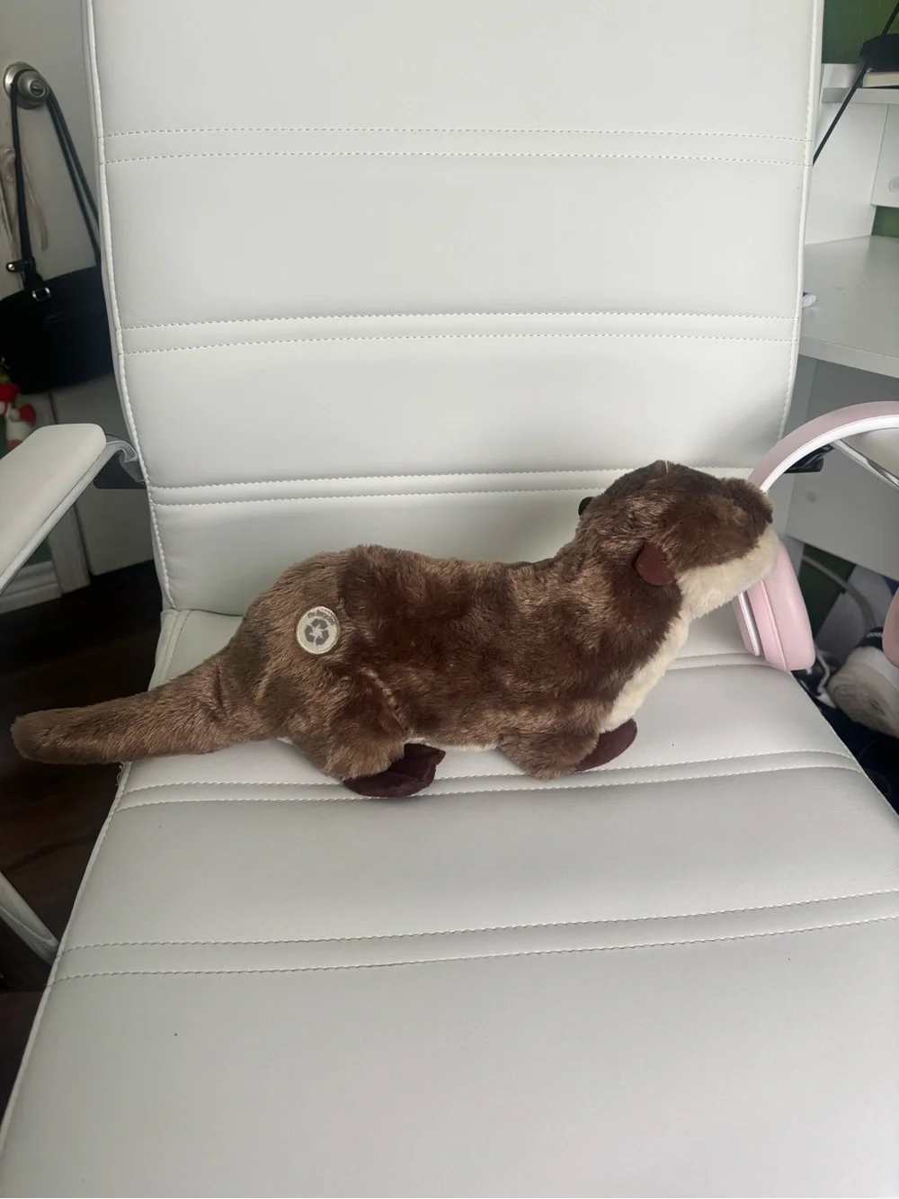 Brown Plush Otter - Soft Small Pet Toy